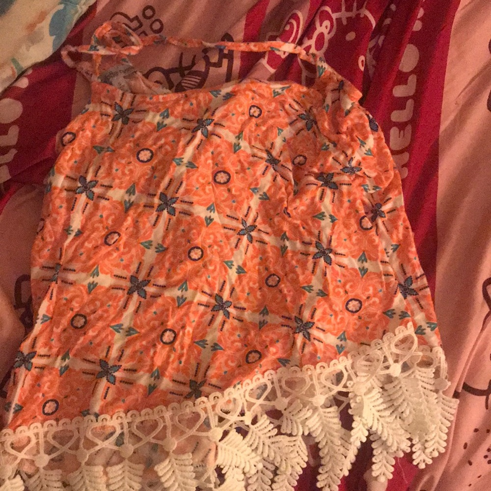 Charlotte Russe spaghetti strap crop top